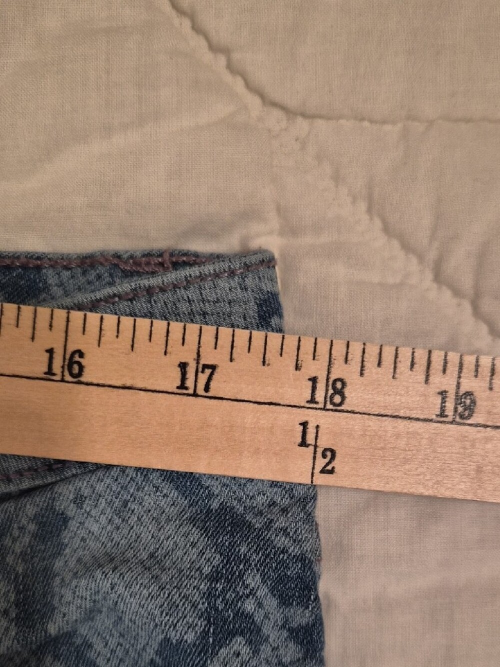 Seven7 - Python Indigo Weekend Short- Size 14 - Picture 3 of 9